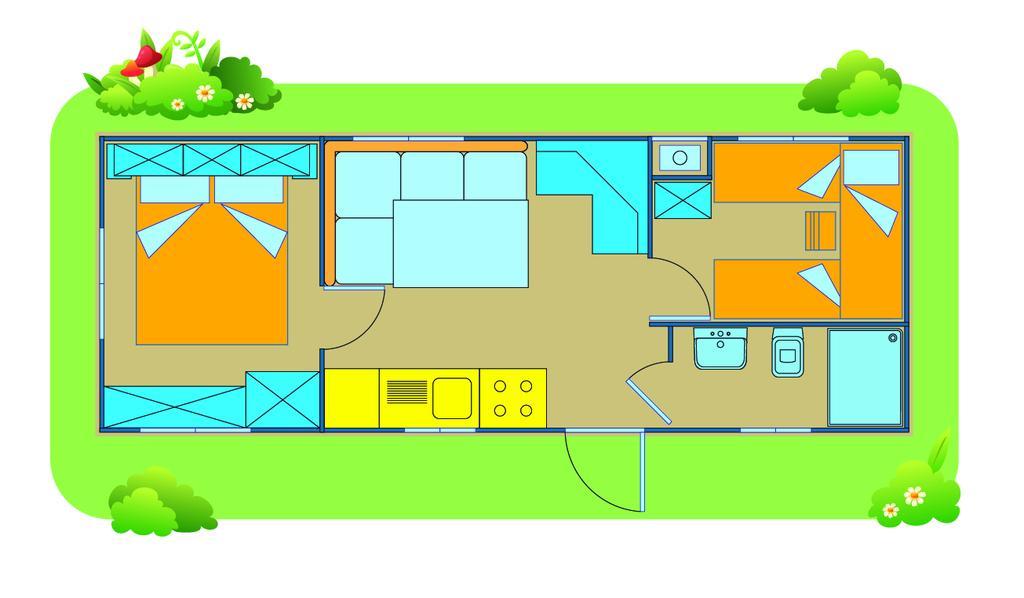 רוסולינה מארה Happy Camp Mobile Homes In Camping Village Rosapineta מראה חיצוני תמונה